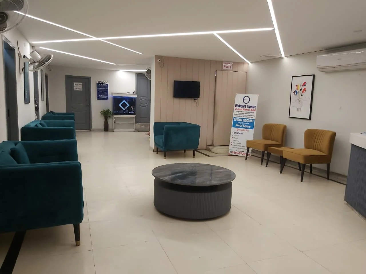 Bright, clean dental surgery